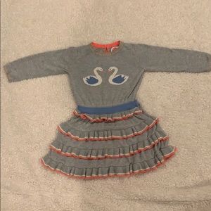 Mini Boden swan dress